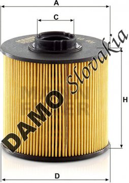 Palivový filter MANN FILTER PU 10 004 z