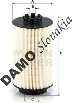 Palivový filter MANN FILTER PU 10 008 x