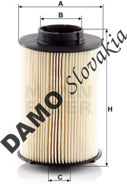 Palivový filter MANN FILTER PU 10 020 x