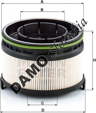 Palivový filter MANN FILTER PU 11 002 z KIT