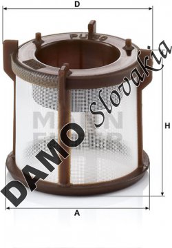 Palivový filter MANN FILTER PU 50 z