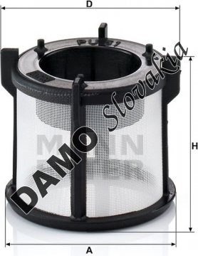 Palivový filter MANN FILTER PU 51 x
