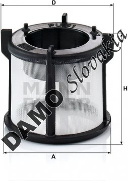 Palivový filter MANN FILTER PU 51 z