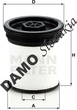 Palivový filter MANN FILTER PU 7006