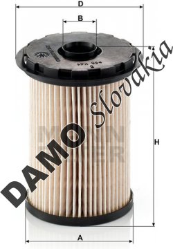Palivový filter MANN FILTER PU 731 x