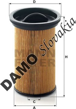 Palivový filter MANN FILTER PU 742