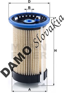 Palivový filter MANN FILTER PU 8015