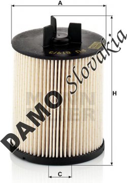 Palivový filter MANN FILTER PU 819/3 x