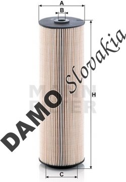 Palivový filter MANN FILTER PU 831 x