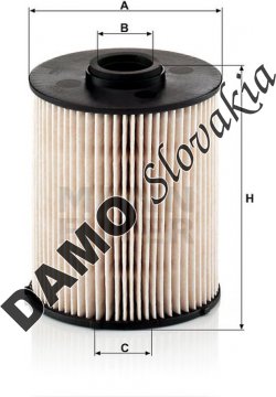 Palivový filter MANN FILTER PU 839 x