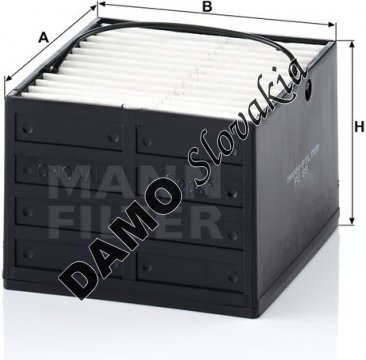 Palivový filter MANN FILTER PU 88