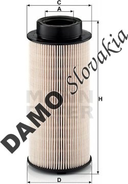 Palivový filter MANN FILTER PU 941 x