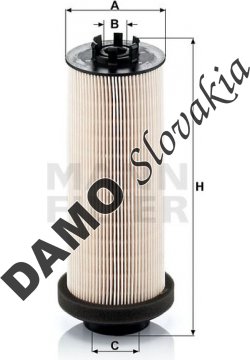 Palivový filter MANN FILTER PU 966/1 x