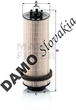 Palivový filter MANN FILTER PU 966/2 x