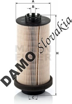 Palivový filter MANN FILTER PU 999/1 x