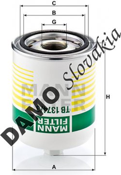 Vysúšač vzduchu MANN FILTER TB 1374/3 x