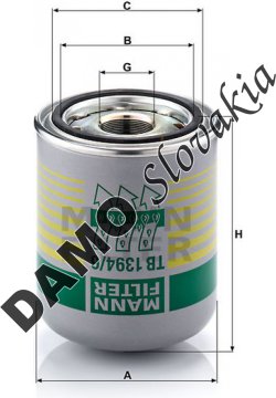 Vysúšač vzduchu MANN FILTER TB 1394/6 x