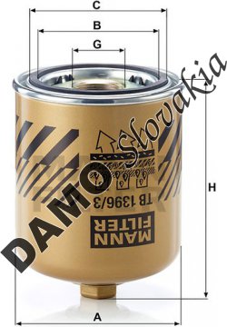 Vysúšač vzduchu MANN FILTER TB 1396/3 x