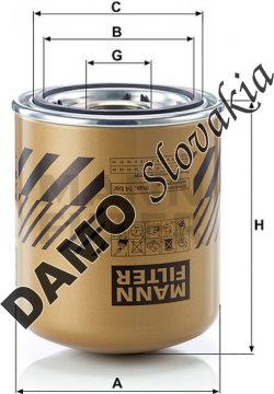 Vysúšač vzduchu MANN FILTER TB 1396/6 x