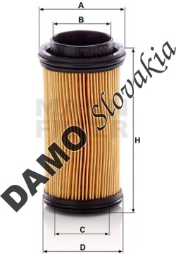 Filter močoviny MANN FILTER U 5001 KIT