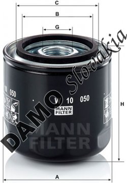 Olejový filter MANN FILTER W 10 050