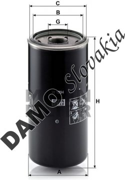 Olejový filter MANN FILTER W 1294