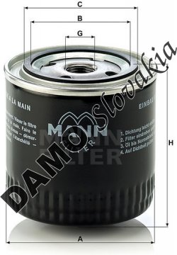 Olejový filter MANN FILTER W 920/17