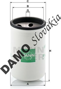 Olejový filter MANN FILTER W 925