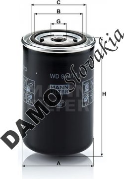 Filter hydrauliky MANN FILTER WD 940/13