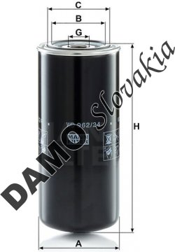 Olejový filter MANN FILTER WD 962/24