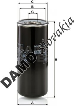 Palivový filter MANN FILTER WDK 11 102/21