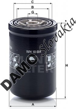 Filter hydrauliky MANN FILTER WH 10 004