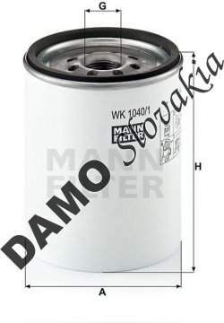 Palivový filter MANN FILTER WK 1040/1 x