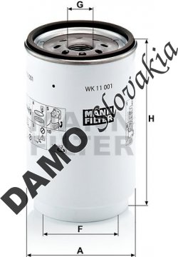 Palivový filter MANN FILTER WK 11 001 x