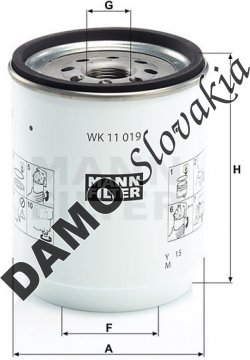 Palivový filter MANN FILTER WK 11 019 z