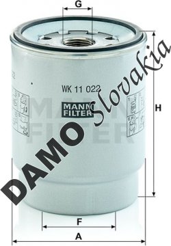 Palivový filter MANN FILTER WK 11 022 z