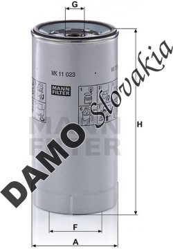 Palivový filter MANN FILTER WK 11 023 z