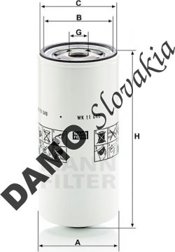 Palivový filter MANN FILTER WK 11 040 x