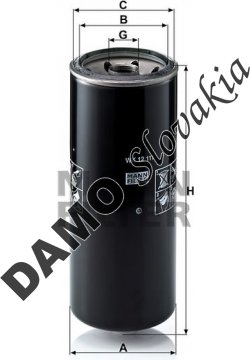 Palivový filter MANN FILTER WK 12 111