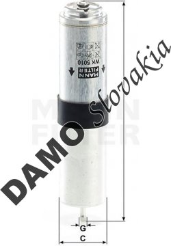Palivový filter MANN FILTER WK 5010
