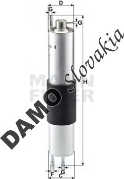 Palivový filter MANN FILTER WK 532/1
