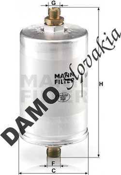 Palivový filter MANN FILTER WK 726/2
