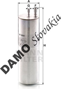 Palivový filter MANN FILTER WK 8058