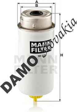 Palivový filter MANN FILTER WK 8104