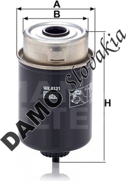 Palivový filter MANN FILTER WK 8131