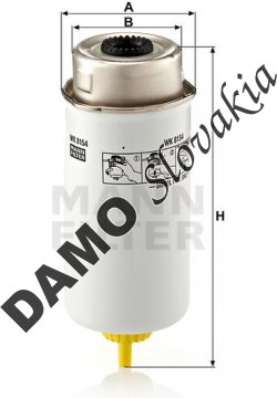 Palivový filter MANN FILTER WK 8154