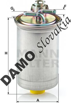 Palivový filter MANN FILTER WK 842/12 x