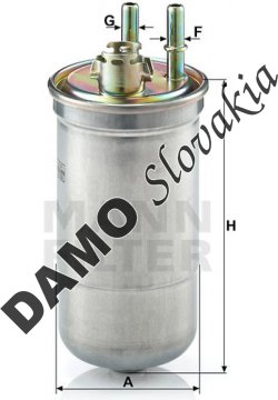 Palivový filter MANN FILTER WK 853/13