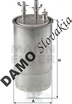 Palivový filter MANN FILTER WK 853/21