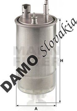 Palivový filter MANN FILTER WK 853/24